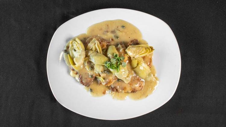 Piccolo's chicken piccata is one of the most popular menu choices.